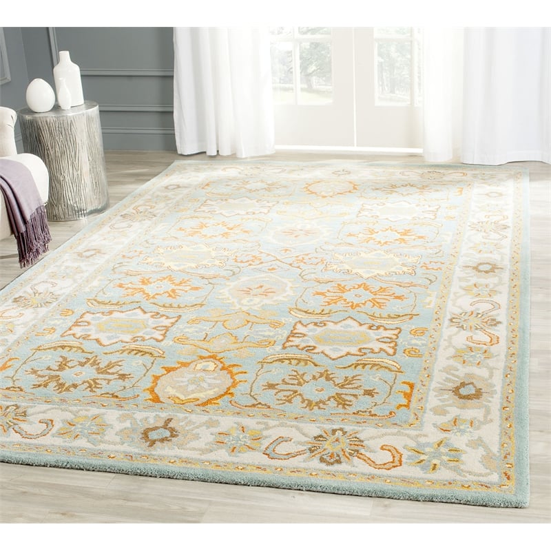Safavieh Heritage 9' Square Hand Tufted Wool Rug
