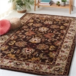 Safavieh Heritage 6' X 9' Hand Tufted Wool Pile Rug in Brown and Beige