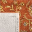 Safavieh Heritage 3' X 5' Hand Tufted Wool Pile Rug in Red and Natural