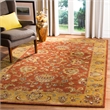 Safavieh Heritage 9' X 12' Hand Tufted Wool Rug in Red and Natural