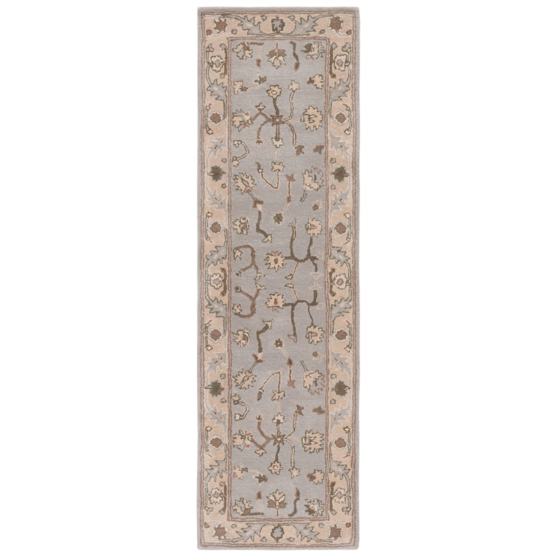 Safavieh Heritage 2' X 3' Hand Tufted Wool Pile Rug in Beige and Gray