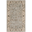 Safavieh Heritage 3' X 5' Hand Tufted Wool Pile Rug in Beige and Gray