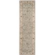 Safavieh Heritage 6' Round Hand Tufted Wool Rug in Beige and Gray
