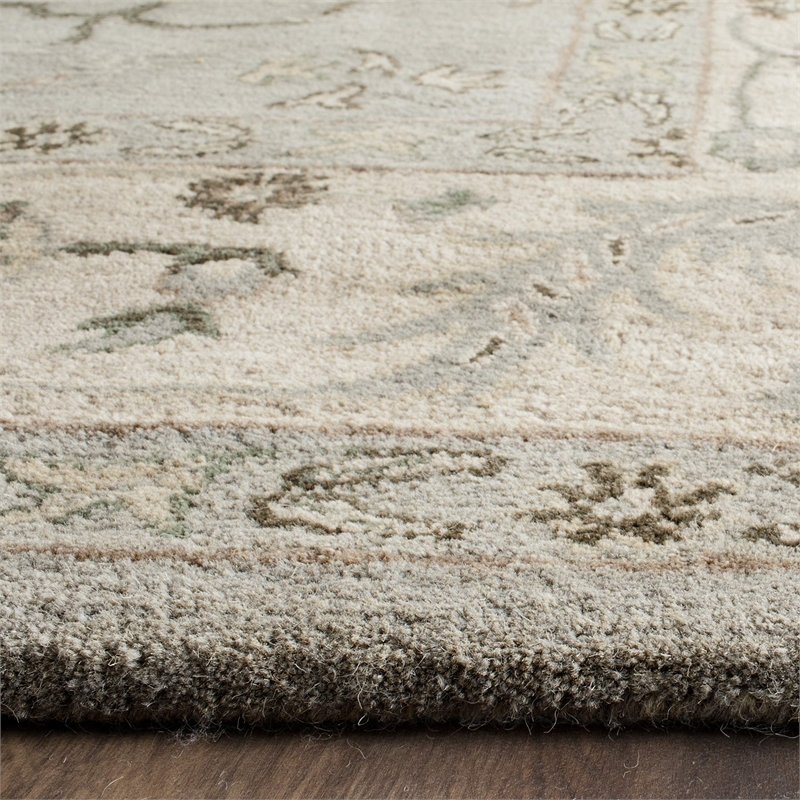 Safavieh Heritage 6' Square Hand Tufted Wool Rug