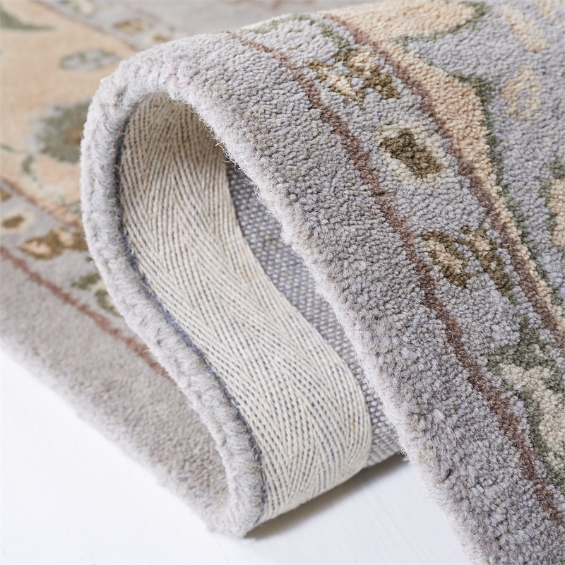 Safavieh Heritage 6' Square Hand Tufted Wool Rug