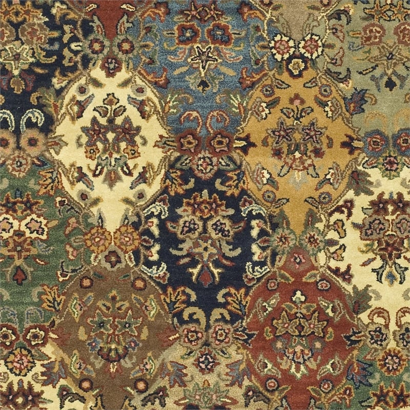 Safavieh Heritage 12' X 18' Hand Tufted Wool Pile Rug in and Burgundy