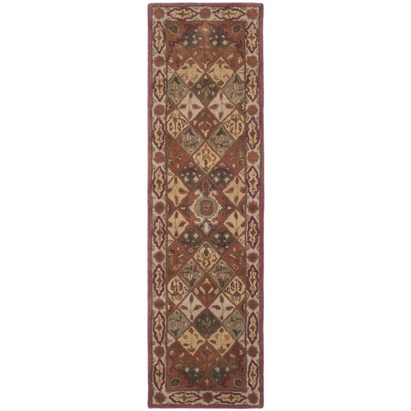 Safavieh Heritage 6' Square Hand Tufted Wool Rug