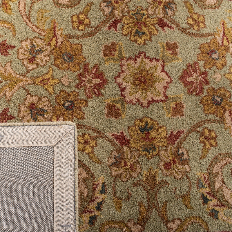 Safavieh Heritage 6' Square Hand Tufted Wool Rug