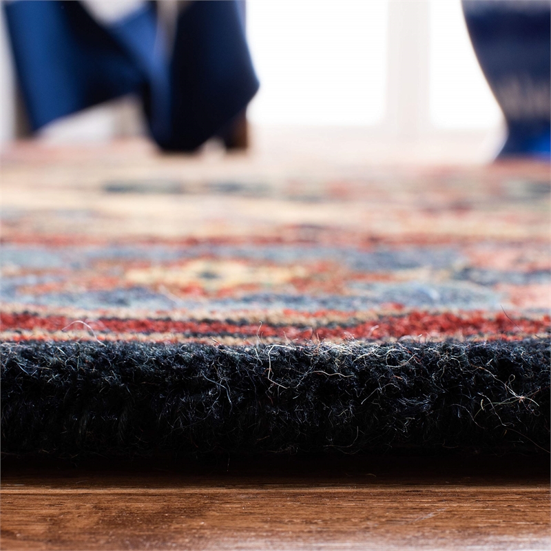 Safavieh Heritage 8' X 10' Hand Tufted Wool Pile Rug in Red