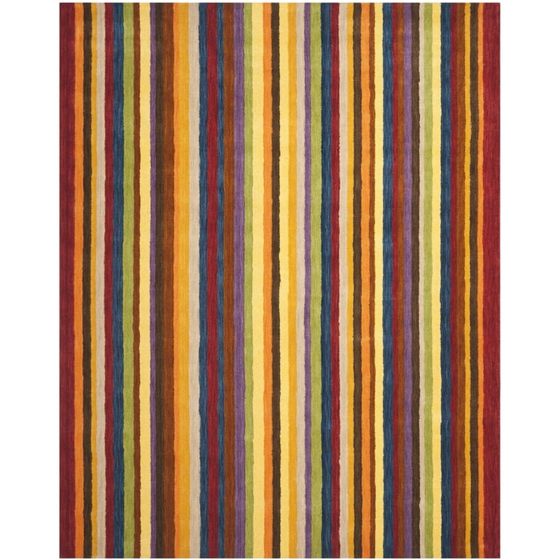 Safavieh Himalaya 10' X 14' Hand Loomed Wool Pile Rug in Red