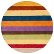 Safavieh Himalaya 6' Round Hand Loomed Wool Pile Rug in Yellow
