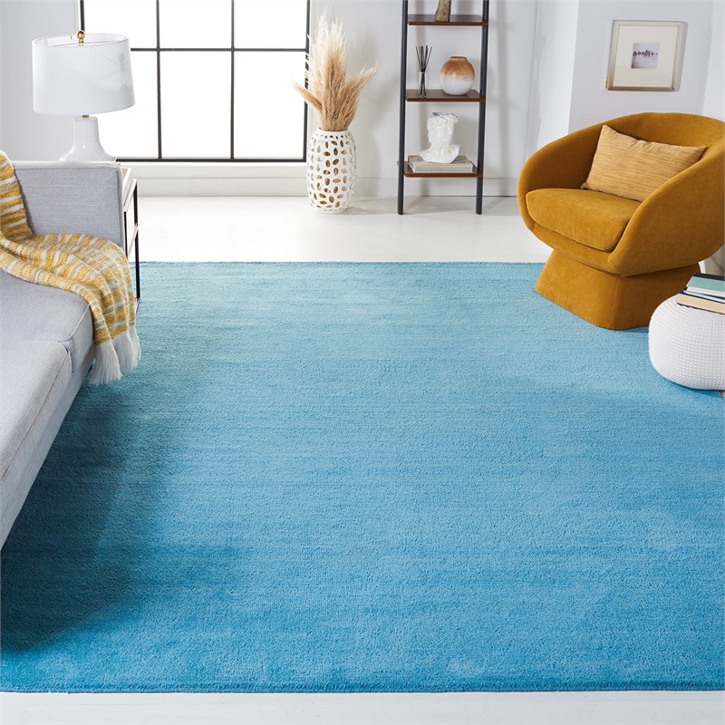 Safavieh Himalaya 11' X 15' Hand Loomed Wool Pile Rug in Turquoise