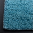 Safavieh Himalaya 4' Square Hand Loomed Wool Rug in Turquoise