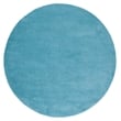 Safavieh Himalaya 6' Round Hand Loomed Wool Pile Rug in Turquoise