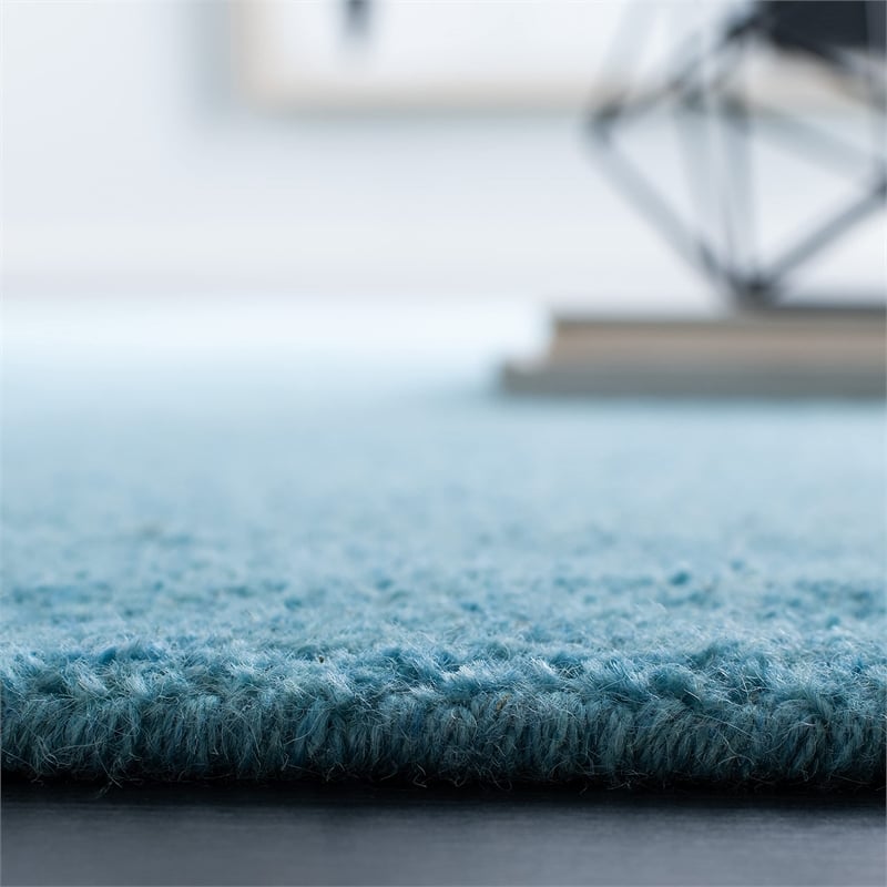 Safavieh Himalaya 9' X 12' Hand Loomed Wool Pile Rug in Turquoise