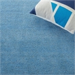 Safavieh Himalaya 4' Square Hand Loomed Wool Pile Rug in Blue