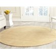 Safavieh Himalaya 8' Round Hand Loomed Wool Pile Rug in Beige