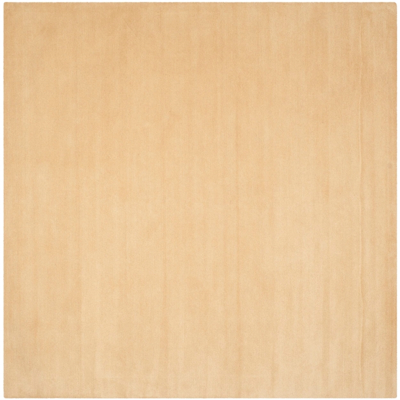 Safavieh Himalaya 8' Square Hand Loomed Wool Pile Rug in Beige