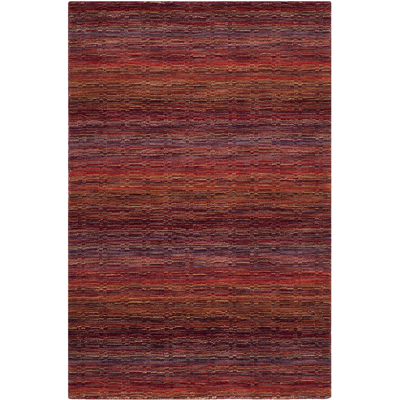 Safavieh Himalaya 3' X 5' Hand Loomed Wool Pile Rug in Red