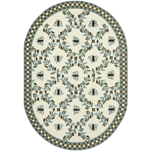 Safavieh Chelsea 4'6&quot X 6'6&quot Oval Hand Hooked Wool Rug
