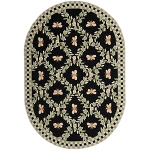 Safavieh Chelsea 7'6&quot X 9'6&quot Oval Hand Hooked Wool Rug