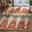 Safavieh Ikat 2' X 3' Hand Tufted Wool Pile Rug in Olive and Gold