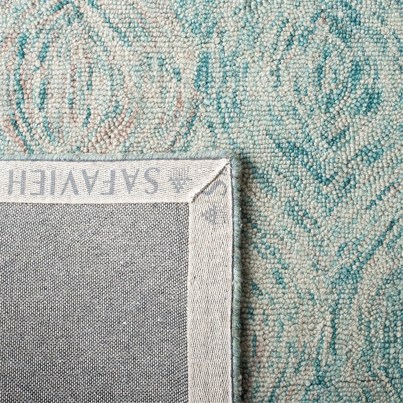 Safavieh Ikat 8' Square Hand Tufted Wool Rug