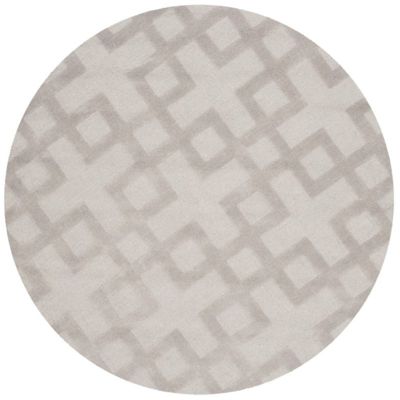 Safavieh Impressions 4' X 6' Hand Loomed Wool Rug in Gray