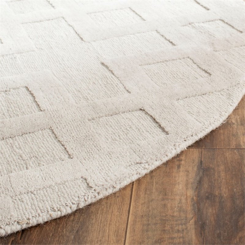 Safavieh Impressions 5' X 8' Hand Loomed Wool Rug in Gray