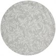 Safavieh Impressions 5' Round Hand Loomed Wool Rug in Gray