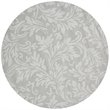 Safavieh Impressions 5' Round Hand Loomed Wool Rug in Gray