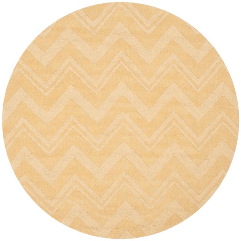 Safavieh Impressions 5' X 8' Hand Loomed Wool Rug in Gold