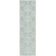 Safavieh Impressions 6' Square Hand Loomed Wool Rug in Gray