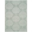 Safavieh Impressions 6' Square Hand Loomed Wool Rug in Gray