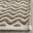 Safavieh Cotton Kilim 8' X 10' Handmade Cotton Rug in Brown and Ivory