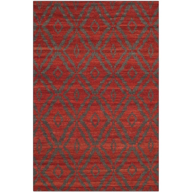 Safavieh Kilim 4' X 6' Hand Woven Flat Weave Wool Rug