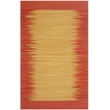 Safavieh Kilim 6' X 9' Hand Woven Flat Weave Wool Pile Rug in Rust