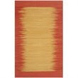 Safavieh Kilim 7' Square Hand Woven Flat Weave Wool Rug in Rust