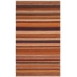 Safavieh Kilim 3' X 5' Hand Woven Flat Weave Wool Pile Rug in Rust