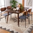 Safavieh Kenya 8' X 10' Hand Knotted Wool Rug in Brown and Charcoal