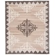 Safavieh Kenya 8' X 10' Hand Knotted Wool Rug in Brown and Charcoal