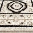Safavieh Kenya 4' X 6' Hand Knotted Wool Pile Rug in Ivory and Gray