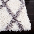 Safavieh Kenya 6' X 9' Hand Knotted Rug in Ivory and Gray