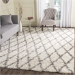 Safavieh Kenya 8' X 10' Hand Knotted Rug in Ivory and Gray