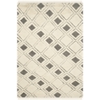 Safavieh Kenya 6' X 9' Hand Knotted Rug in Ivory and Black