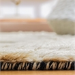 Safavieh Kenya 6' X 9' Hand Knotted Rug in Ivory and Black