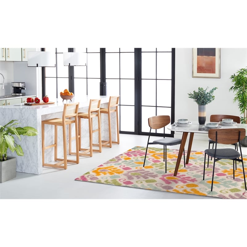 Safavieh Kenya 6' X 9' Hand Knotted Wool and Cotton Rug