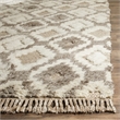 Safavieh Kenya 6' X 9' Hand Knotted Wool and Cotton Rug in Natural