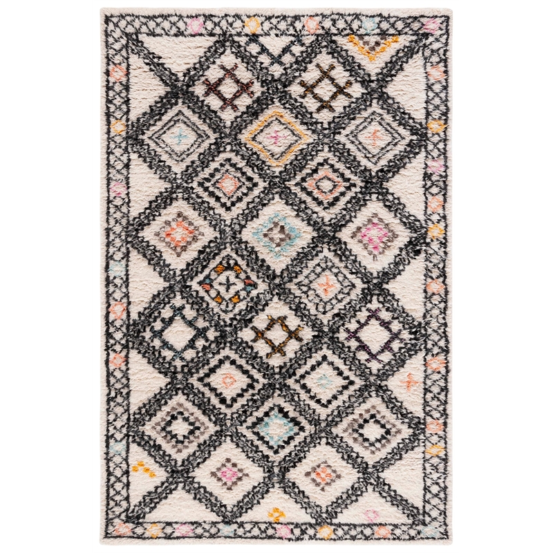 Safavieh Kenya 5' X 8' Hand Knotted Wool and Cotton Rug in Natural