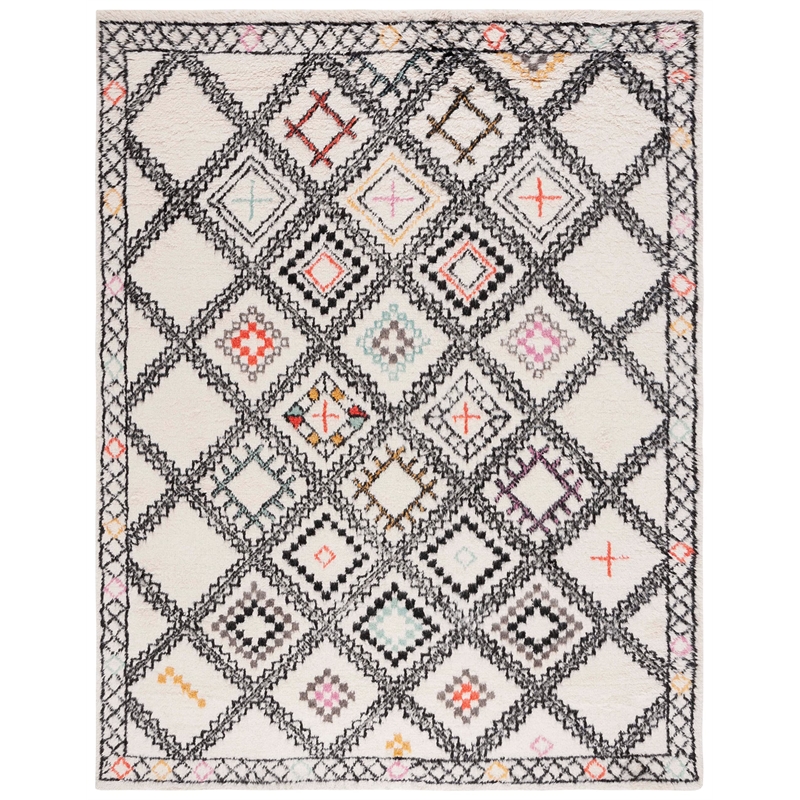 Safavieh Kenya 8' X 10' Hand Knotted Wool and Cotton Rug in Natural